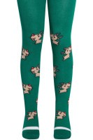 Колготки дитячі Conte-kids новорічні (589) 21С-31СП "Deer" з малюнками північного оленя Рудольфа