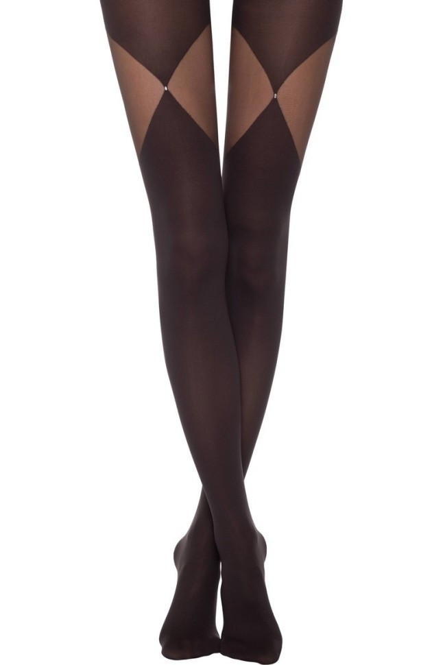 Колготки женские Conte Fantasy Foxy с термоаппликацией из страз