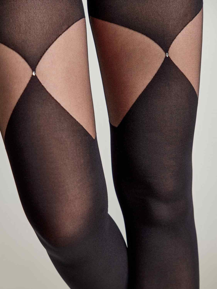 Колготки женские Conte Fantasy Foxy с термоаппликацией из страз