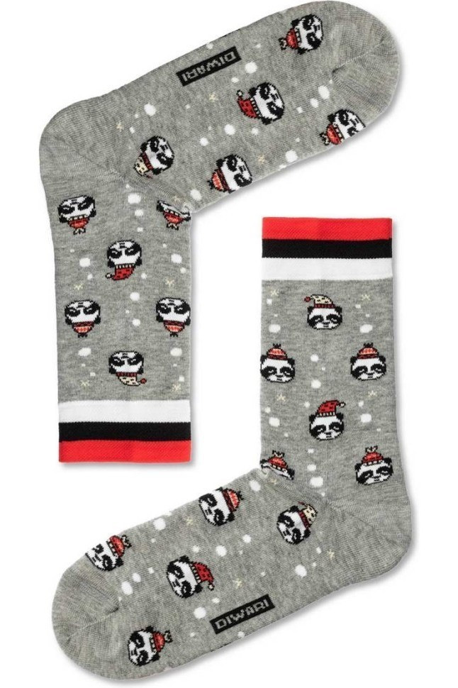 Носки мужские Diwari Новогодние 20С-62СП (518) «Xmas panda»