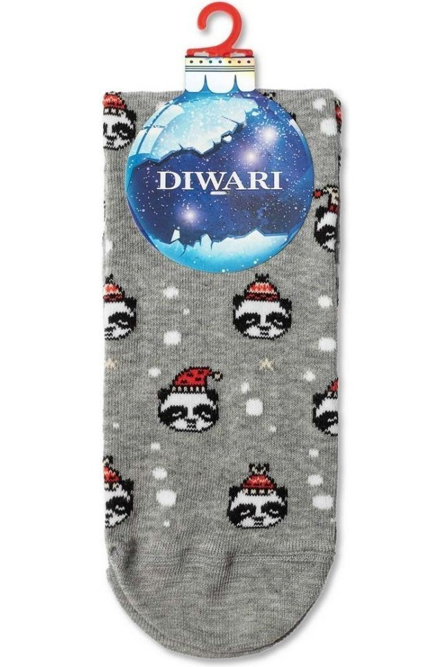 Носки мужские Diwari Новогодние 20С-62СП (518) «Xmas panda»