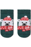 Носки детские Conte-kids Новогодние 19С-87СП (442) "Белый мишка"