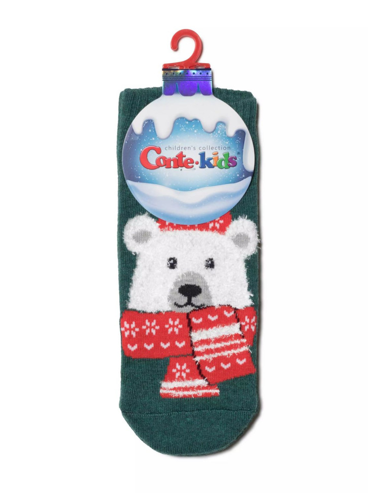 Носки детские Conte-kids Новогодние 19С-73СП (442) махровая стопа, пушистая нить