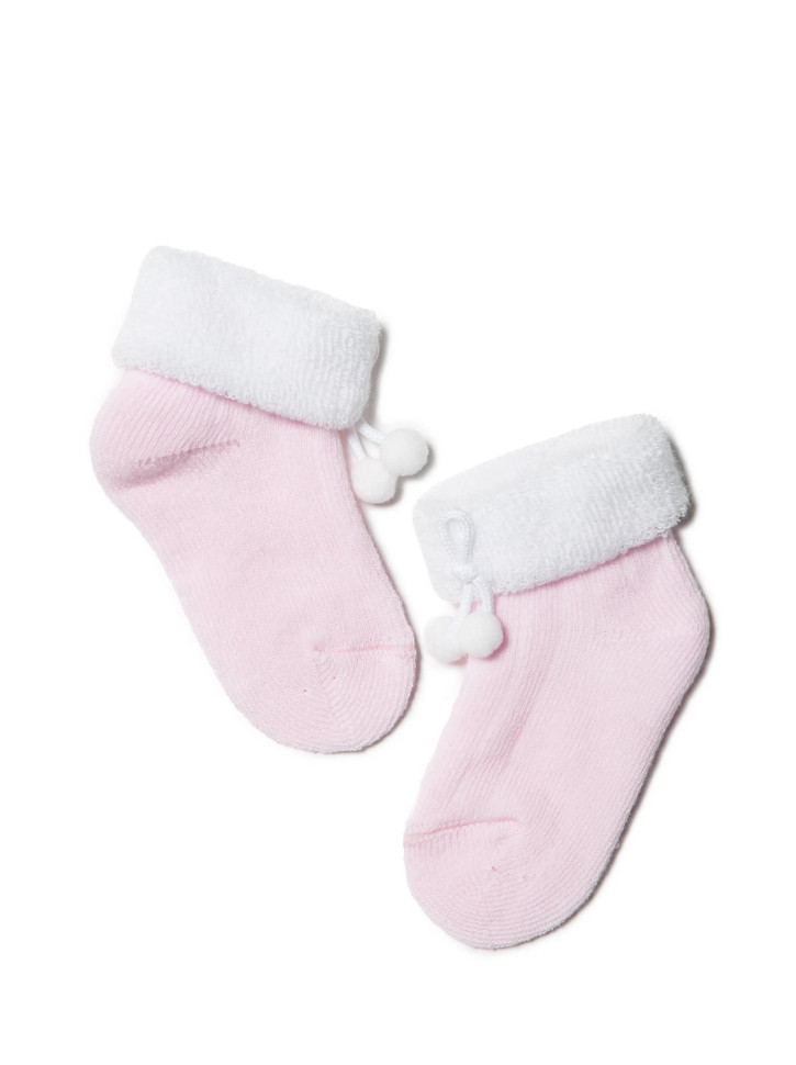 Шкарпетки дитячі Conte-kids Sof-tiki 15С-4СП (212) махрові з відворотом декор
