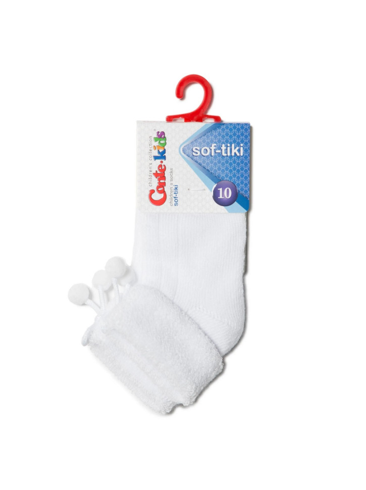 Шкарпетки дитячі Conte-kids Sof-tiki 15С-4СП (212) махрові з відворотом декор