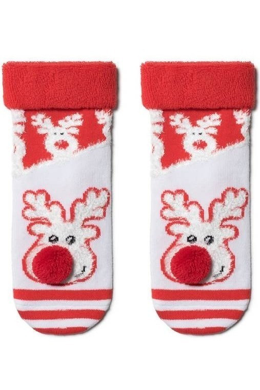 Носки детские Conte-kids Новогодние 19С-70СП (444) махровая стопа