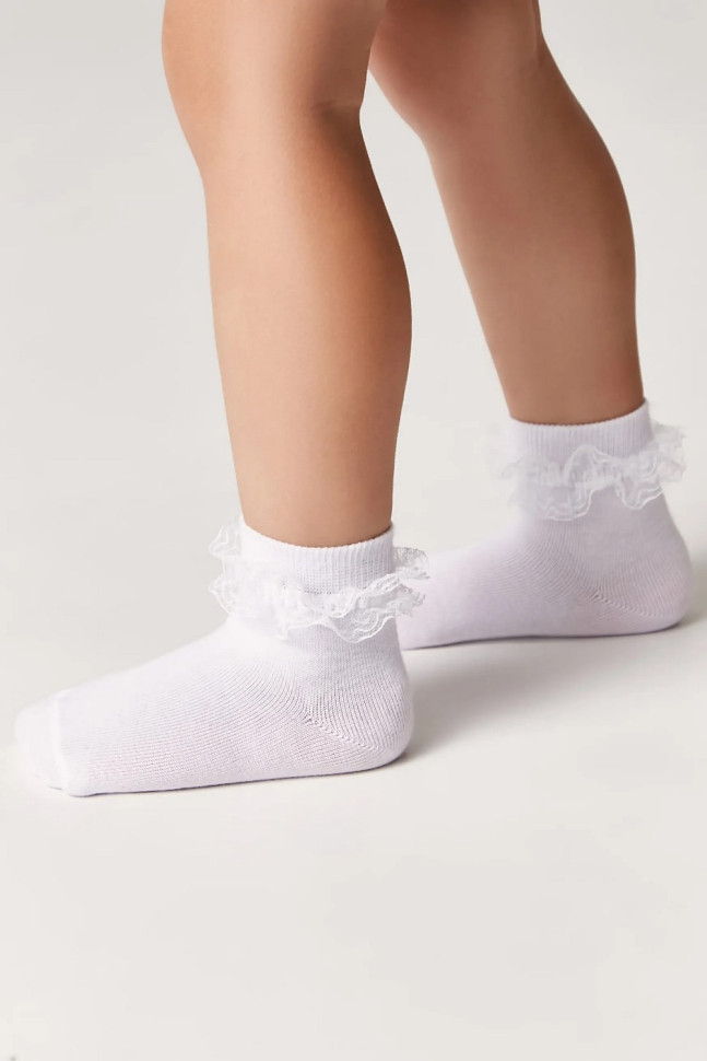 Носки детские Conte-kids Tip-top 7С-11СП (000) с кружевной лентой