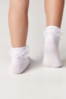 Шкарпетки дитячі Conte-kids Tip-top (000) з мереживною стрічкою
