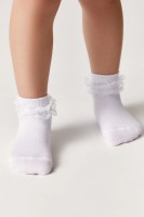 Шкарпетки дитячі Conte-kids Tip-top (000) з мереживною стрічкою