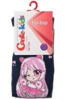 Колготки дитячі Conte-kids TIP-TOP (509) бавовняні з малюнком "Аніме"