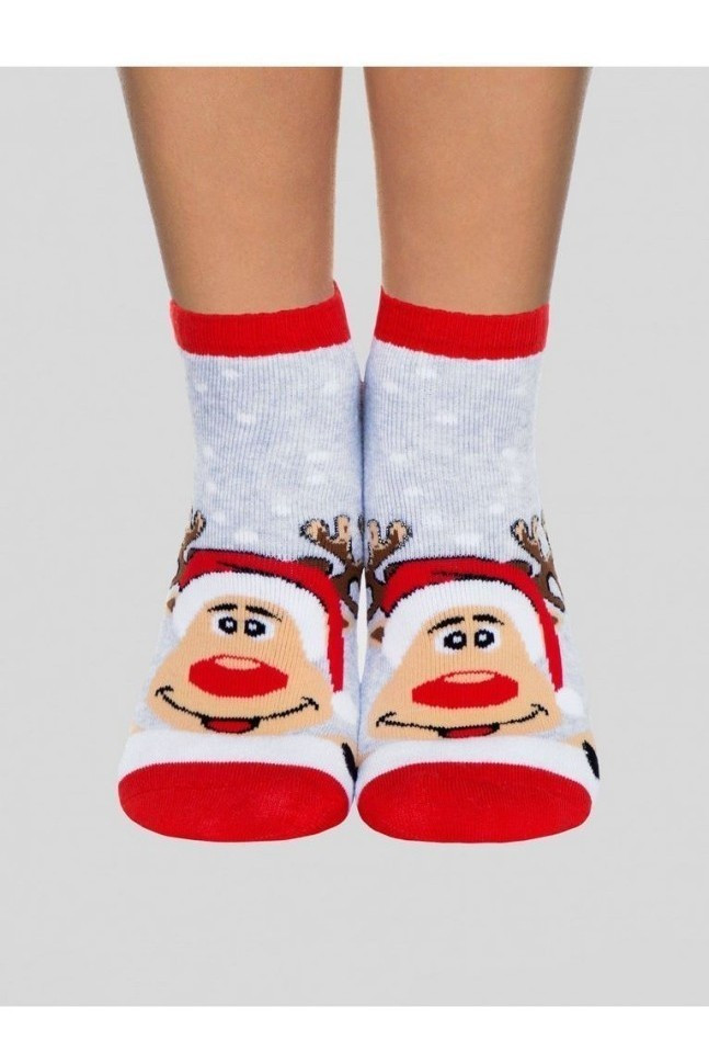 Носки детские Conte-kids Новогодние (303) махровые короткие