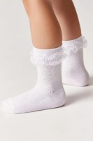 Шкарпетки дитячі Conte-kids Tip-top (080) з мереживною стрічкою