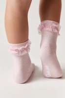 Шкарпетки дитячі Conte-kids Tip-top (081) з мереживною стрічкою