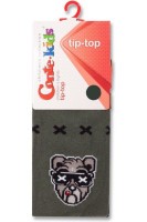 Колготки дитячі Conte-kids TIP-TOP (558) бавовняні з малюнком «Bear»