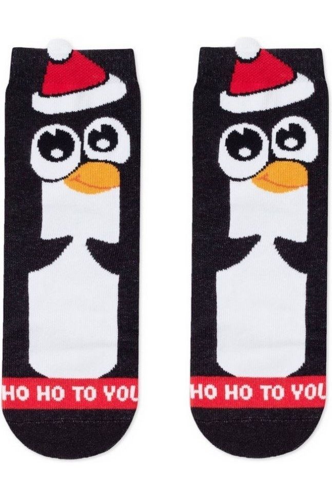 Носки детские Conte-kids Новогодние 21С-62СП (650) махровые «Penguin»