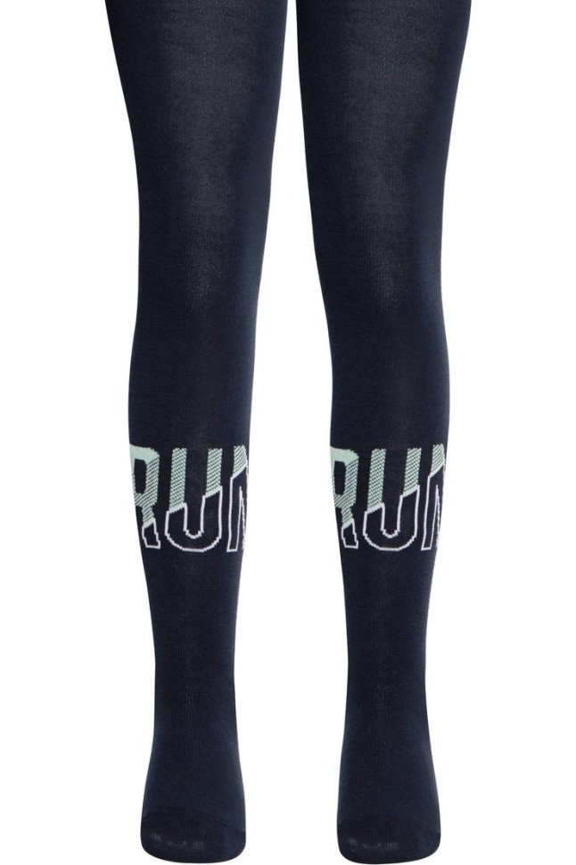 Колготки дитячі Conte-kids TIP-TOP (559) бавовняні з малюнком «Run»