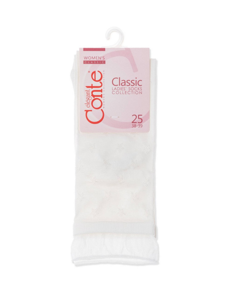 Носки женские Conte Classic 19С-189СП (491) с прозрачной сеткой