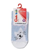 Шкарпетки дитячі Conte-kids Tip-top 7С-54СП (403) "Кіт Purrrfect" антиковзкі