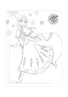 Колготки дитячі Conte Disney Frozy 20 святкові