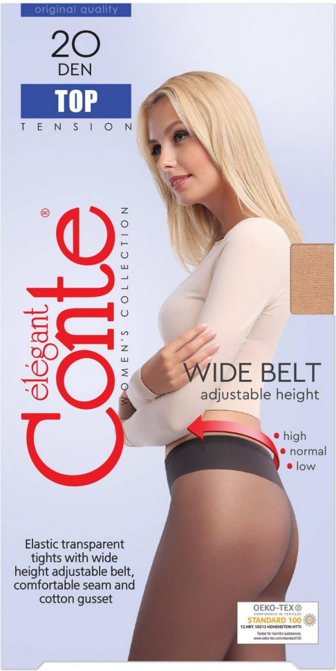 Колготки жіночі Conte Top 20 den (коробка)
