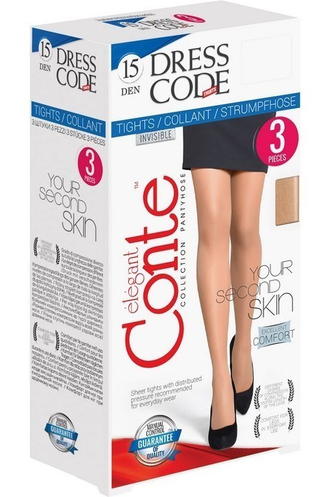 Колготки жіночі Conte Dress Code 15 Den 3 шт.