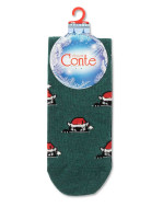 Носки женские Conte Новогодние 20С-34СП (524) «Xmas cat» с пушистой нитью