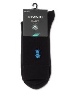 Шкарпетки чоловічі Diwari Happy 20С-36СП (515) з вишивкою