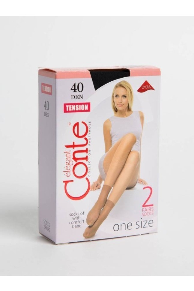 Носки женские Conte Tension 40 Den, 2 пары
