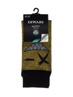 Носки мужские Diwari Happy 20С-202СП (150) с печатными рисунками