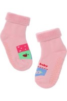 Шкарпетки дитячі Conte-kids Sof-tiki (104) махрові з відворотом антиковзкі