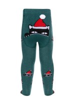 Колготки дитячі Conte-kids новорічні (557)19С-95/1СП «Xmas cat»