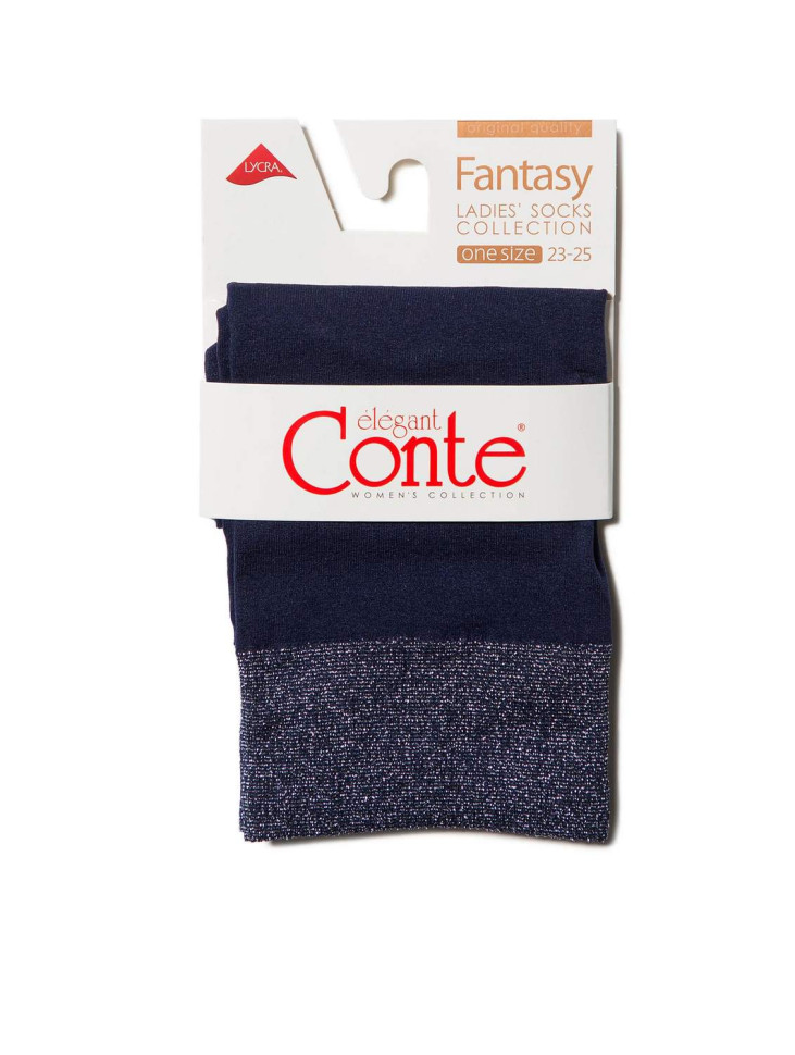 Шкарпетки жіночі Conte Fantasy 16С-128СП поліамідні люрекс