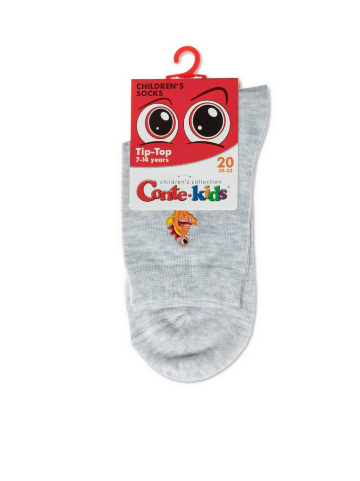 Шкарпетки дитячі Conte-kids TIP-TOP бавовняні з вишивкою (514)