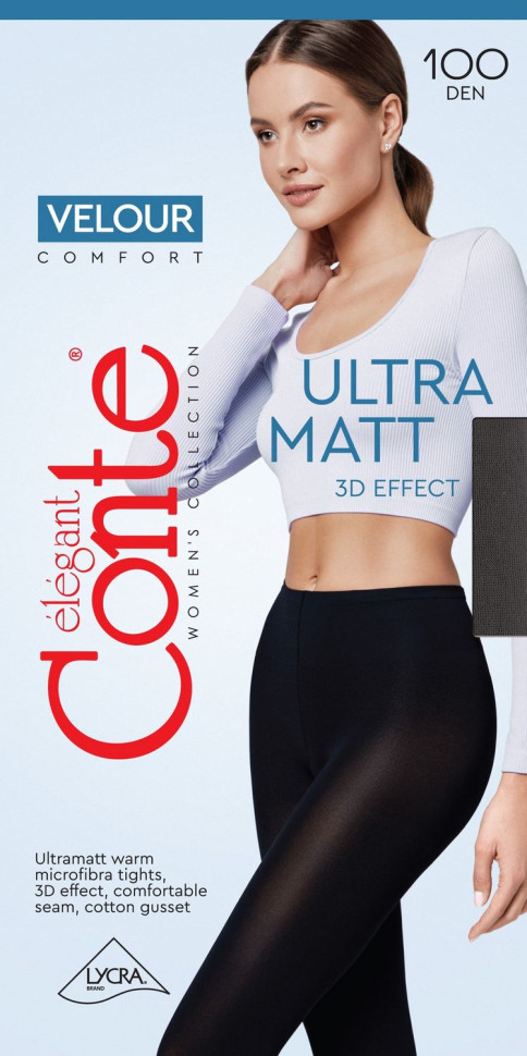 Колготки женские Conte Velour 100 Den 18С-69СП (EURO)