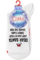 Шкарпетки жіночі Conte Новорічні (279) 21с-34сп «Credit card»