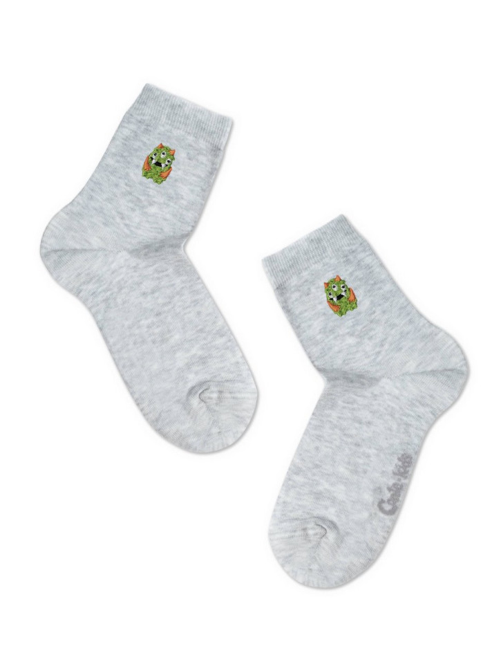 Шкарпетки дитячі Conte-kids TIP-TOP бавовняні з вишивкою (516)