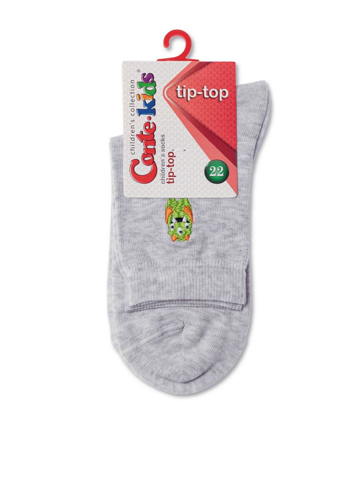 Шкарпетки дитячі Conte-kids TIP-TOP бавовняні з вишивкою (516)