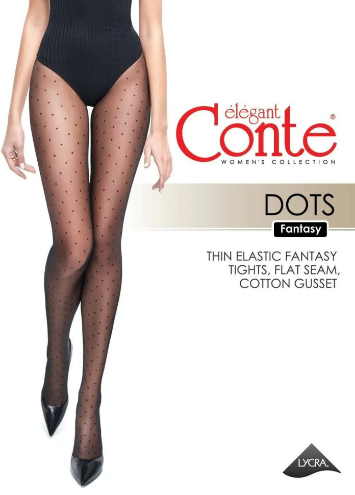 Колготки жіночі Conte FANTASY DOTS