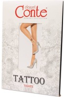 Колготки жіночі Conte Fantasy TATTOO з малюнком Light Love