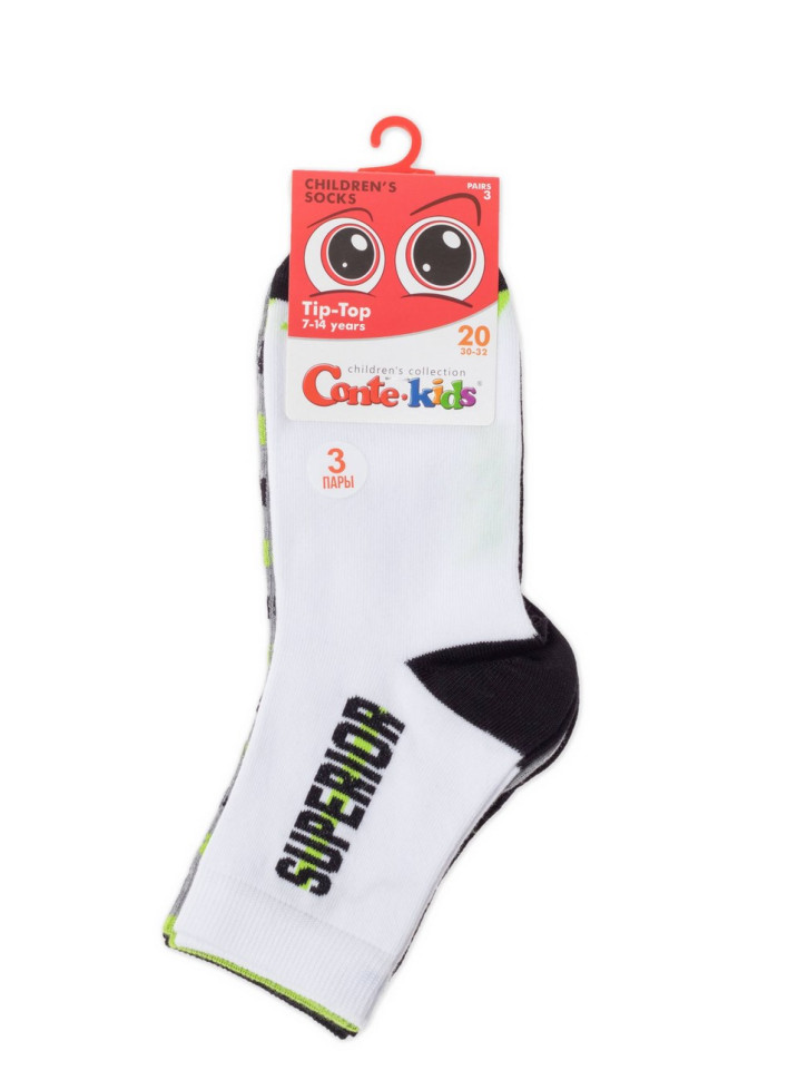 Шкарпетки дитячі Conte-kids Tip-top 5c-11сп (732) бавовняні (3 пари)
