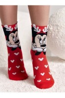 Шкарпетки жіночі Conte Новорічні (646)21с-73спмс люрексом «Christmas Minnie» ©Disney