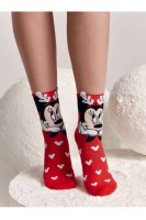 Шкарпетки жіночі Conte Новорічні (646)21с-73спмс люрексом «Christmas Minnie» ©Disney