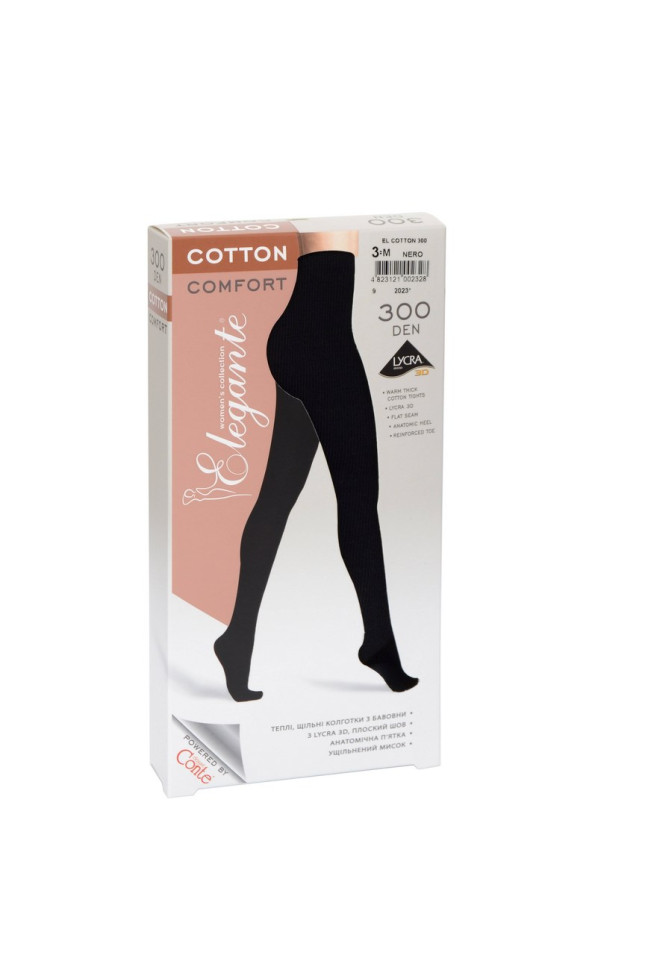 Колготки женские Elegante Cotton 300 Den
