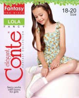 Носки детские Conte Lola 20С-119СП нарядные с рисунком «сердечки»