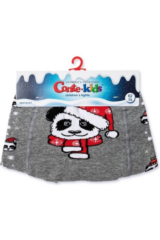 Колготки детские Conte-kids новогодние 19С-95/1СП (554) «Xmas panda»