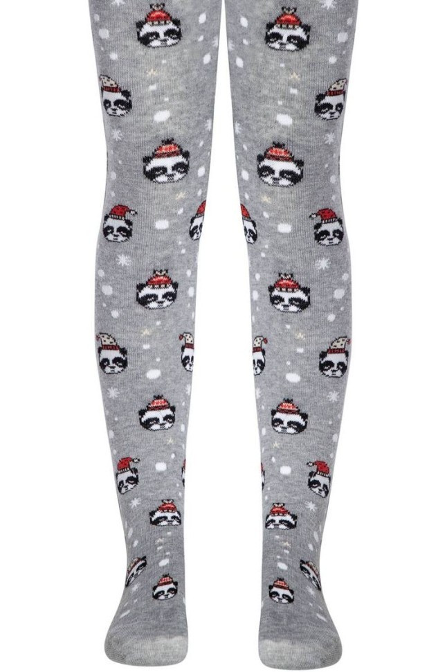 Колготки детские Conte-kids новогодние 19С-95/1СП (554) «Xmas panda»