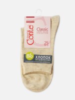 Шкарпетки жіночі Conte Classic Biofil з органічної бавовни