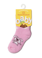 Шкарпетки дитячі Брестські BABY 3060 (166) махрові