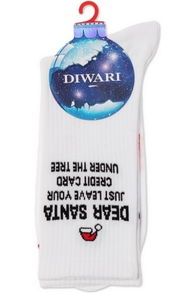 Носки мужские Diwari Новогодние 21С-35СП (279) «Credit card»